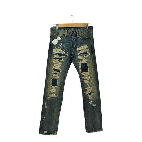 デニムアンドサプライ ラルフローレン DENIM & SUPPLY RALPH LAUREN ダメージ スキニーデニムパンツ Y2K レディース  27/32